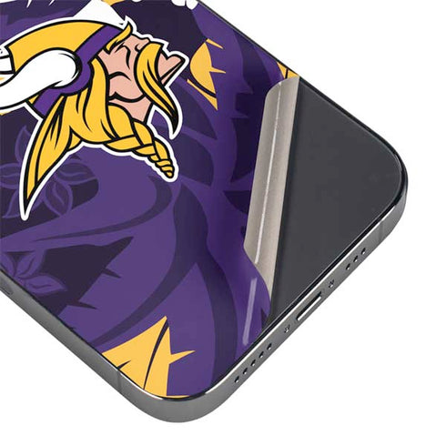 NFL Minnesota Vikings Tropical Print iPhone 15 Pro Max Skin