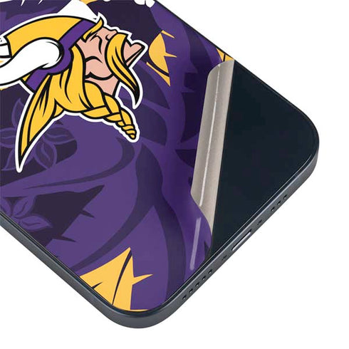 NFL Minnesota Vikings Tropical Print iPhone 15 Skin