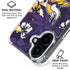 NFL Minnesota Vikings Tropical Print iPhone 16 Plus Clear Case