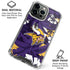 NFL Minnesota Vikings Tropical Print iPhone 16 Pro Max Clear Case