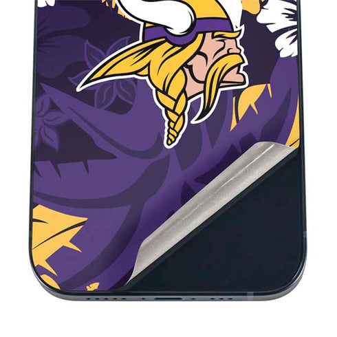 NFL Minnesota Vikings Tropical Print iPhone 16 Skin