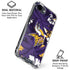 NFL Minnesota Vikings Tropical Print iPhone 16e Clear Case