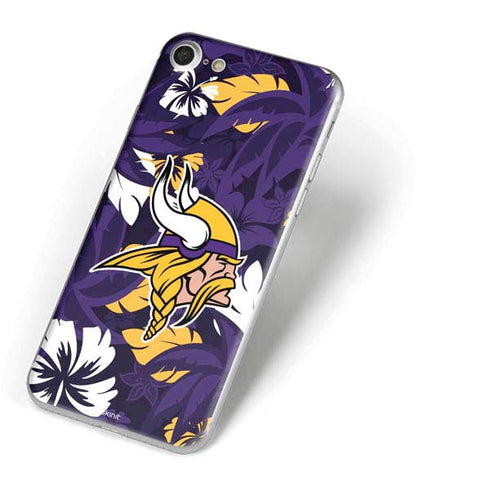 NFL Minnesota Vikings Tropical Print iPhone 8 Skin
