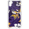NFL Minnesota Vikings Tropical Print iPhone XS Clear Case