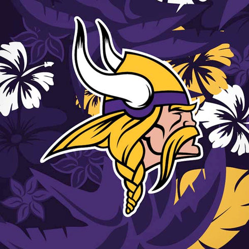NFL Minnesota Vikings Tropical Print iPhone XS Pro Case