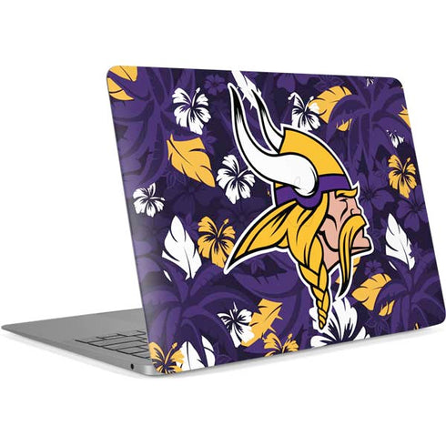 NFL Minnesota Vikings Tropical Print Apple MacBook Air Skin