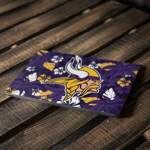 NFL Minnesota Vikings Tropical Print Apple MacBook Air Skin