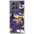NFL Minnesota Vikings Tropical Print Moto G 5G (2025) Clear Case