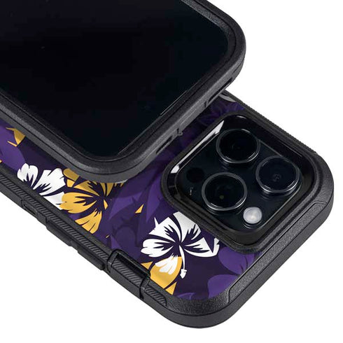 NFL Minnesota Vikings Tropical Print Otterbox Defender iPhone Skin