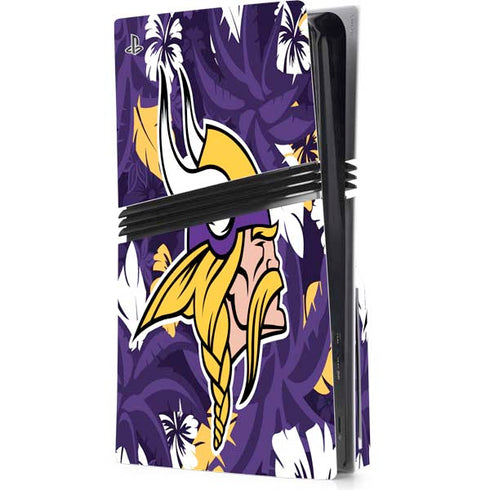 NFL Minnesota Vikings Tropical Print PlayStation PS5 Skins
