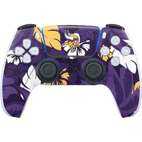 NFL Minnesota Vikings Tropical Print PlayStation PS5 Skins