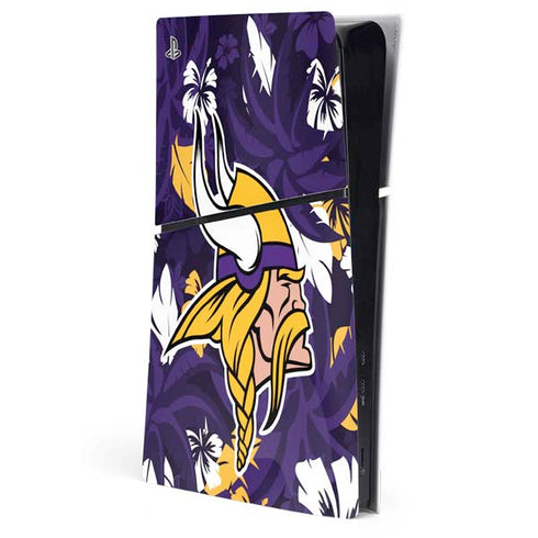 NFL Minnesota Vikings Tropical Print PlayStation PS5 Skins