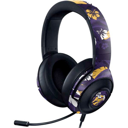 NFL Minnesota Vikings Tropical Print Razer Kraken X Skin