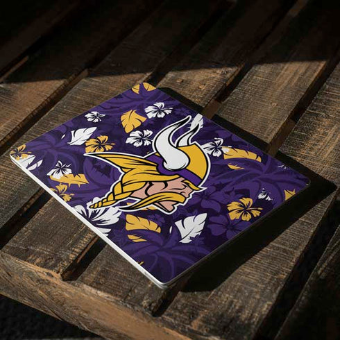 NFL Minnesota Vikings Tropical Print Surface Laptop 3 13.5in Skin
