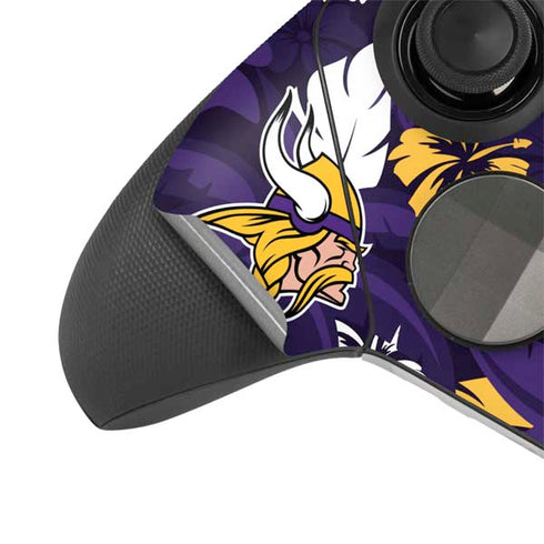 NFL Minnesota Vikings Tropical Print Xbox Elite Wireless Controller Series 2 Skin