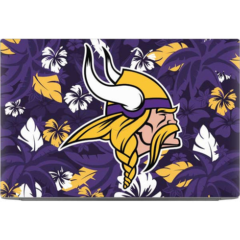 NFL Minnesota Vikings Tropical Print Dell XPS Skin