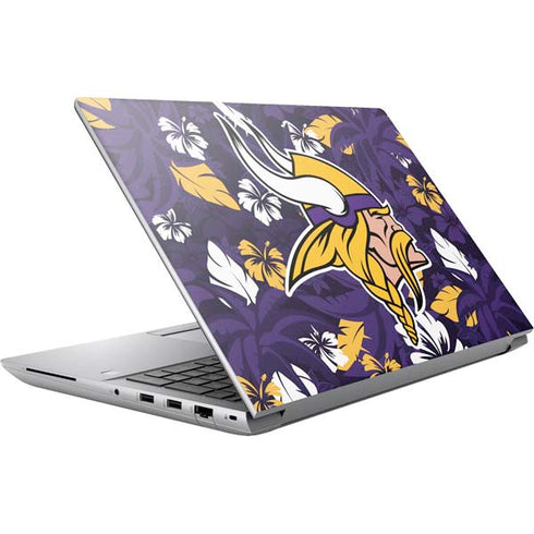 NFL Minnesota Vikings Tropical Print HP ZBook Fury 16 G10 Skin