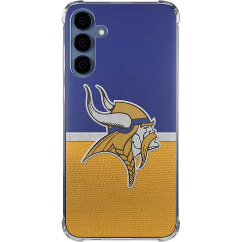 NFL Minnesota Vikings Vintage Galaxy A35 5G Clear Case
