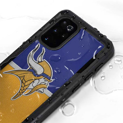 NFL Minnesota Vikings Vintage Galaxy S20 Plus Waterproof Case