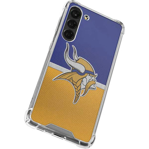 NFL Minnesota Vikings Vintage Galaxy S24 FE Clear Case