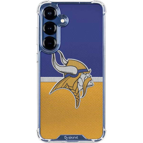 NFL Minnesota Vikings Vintage Galaxy S25 Clear Case