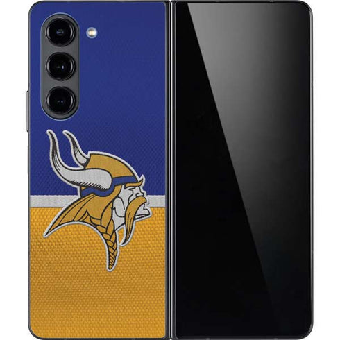 NFL Minnesota Vikings Vintage Galaxy Z Fold5 5G Skin