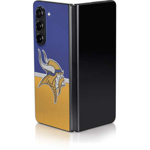 NFL Minnesota Vikings Vintage Galaxy Z Fold5 5G Skin