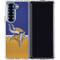 NFL Minnesota Vikings Vintage Galaxy Z Fold6 Clear Case