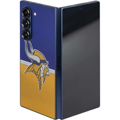 NFL Minnesota Vikings Vintage Galaxy Z Fold6 Skin