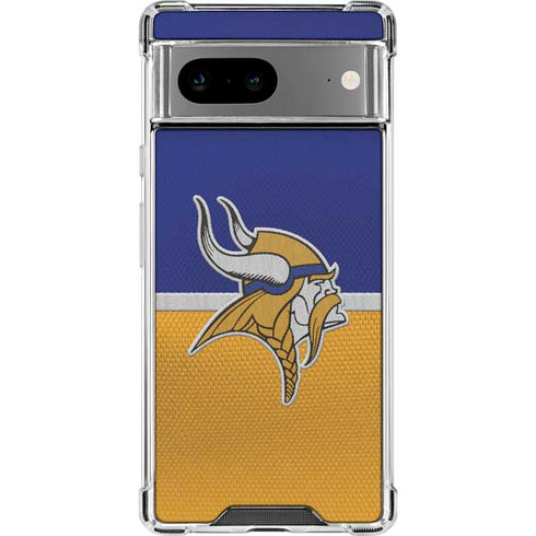 NFL Minnesota Vikings Vintage Google Pixel 8a Clear Case