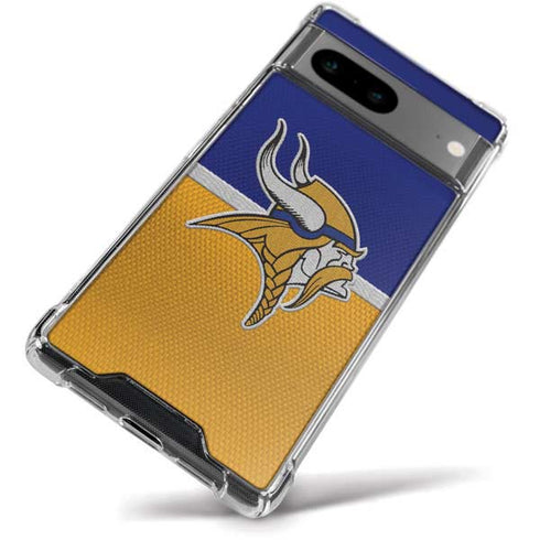 NFL Minnesota Vikings Vintage Google Pixel 8a Clear Case
