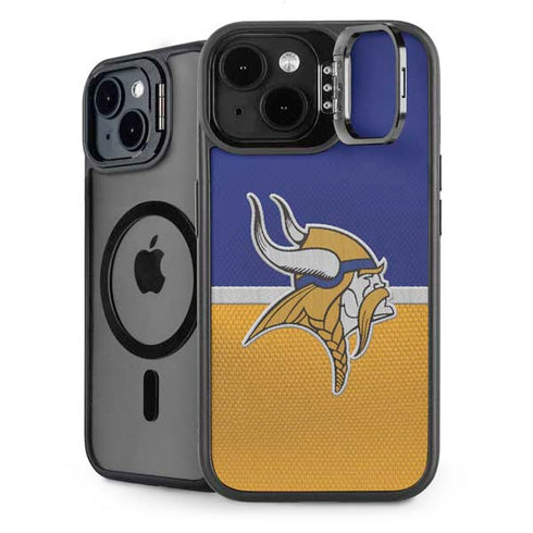 NFL Minnesota Vikings Vintage iPhone 14 Plus Kickstand Case