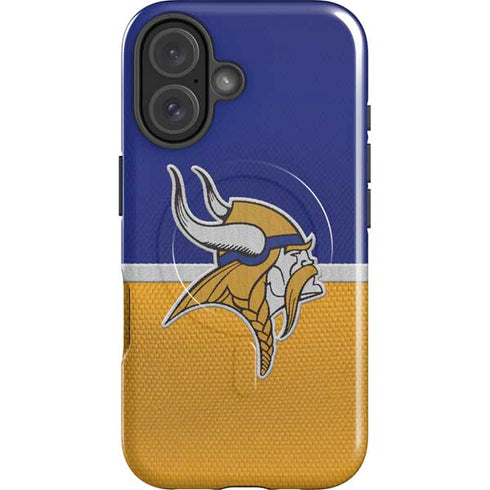 NFL Minnesota Vikings Vintage iPhone 16 Plus Magsafe Impact Case