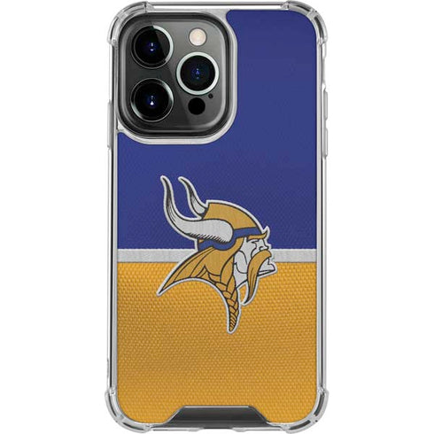 NFL Minnesota Vikings Vintage iPhone 16 Pro Clear Case
