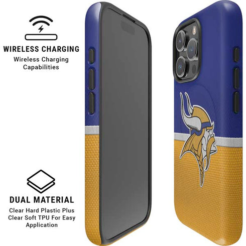 NFL Minnesota Vikings Vintage iPhone 16 Pro Magsafe Impact Case