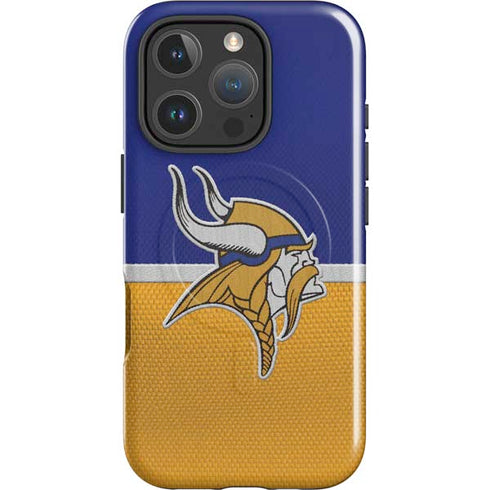 NFL Minnesota Vikings Vintage iPhone 16 Pro Max Magsafe Impact Case