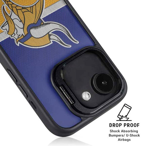 NFL Minnesota Vikings Vintage iPhone 16e Kickstand Case