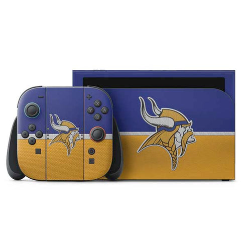NFL Minnesota Vikings Vintage Nintendo Switch 2 (2025) with Joy-Con Skin