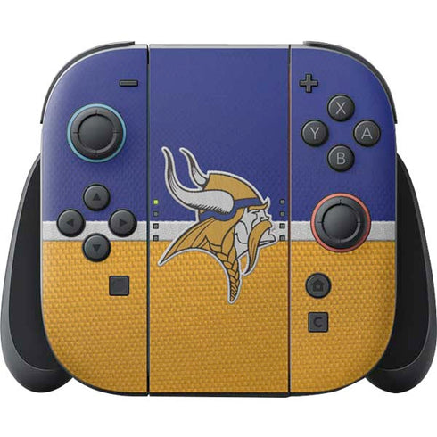 NFL Minnesota Vikings Vintage Nintendo Switch 2 (2025) Joy-Con Controller Skin