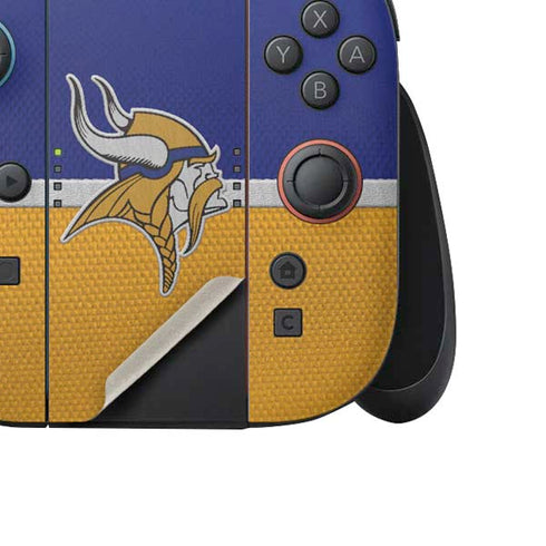 NFL Minnesota Vikings Vintage Nintendo Switch 2 (2025) Joy-Con Controller Skin