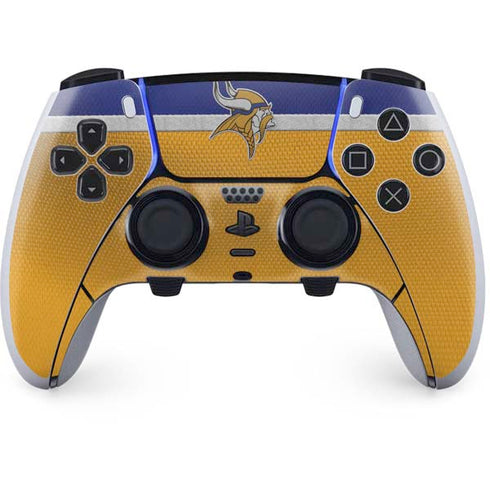NFL Minnesota Vikings Vintage PS5 DualSense Edge Pro Controller Skin