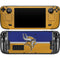 NFL Minnesota Vikings Vintage Steam Deck Handheld Gaming Computer OLED Skin