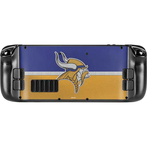 NFL Minnesota Vikings Vintage Steam Deck Handheld Gaming Computer Skin