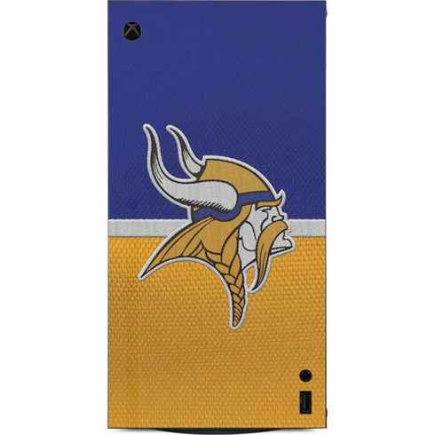 NFL Minnesota Vikings Vintage XBox Series X Digital Edition Console Skin