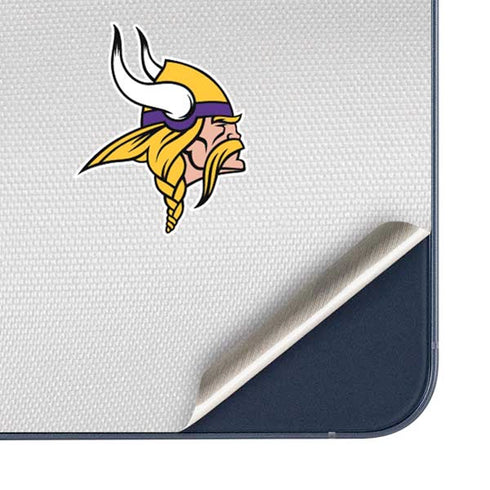 NFL Minnesota Vikings White Striped Galaxy A35 5G Skin