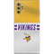 NFL Minnesota Vikings White Striped Galaxy Note 10 Plus Skin