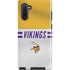 NFL Minnesota Vikings White Striped Galaxy Cases