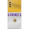 NFL Minnesota Vikings White Striped Galaxy Note 10 Skin