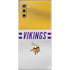 NFL Minnesota Vikings White Striped Galaxy Note 10 Skin