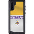 NFL Minnesota Vikings White Striped Galaxy Cases